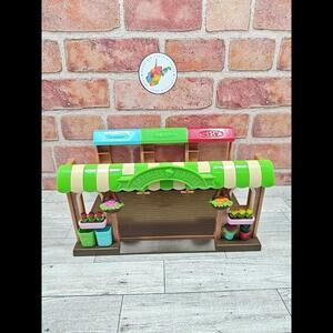 Lil Woodzeez Playset Hopping Farmers Flower Food Market Replacement Building